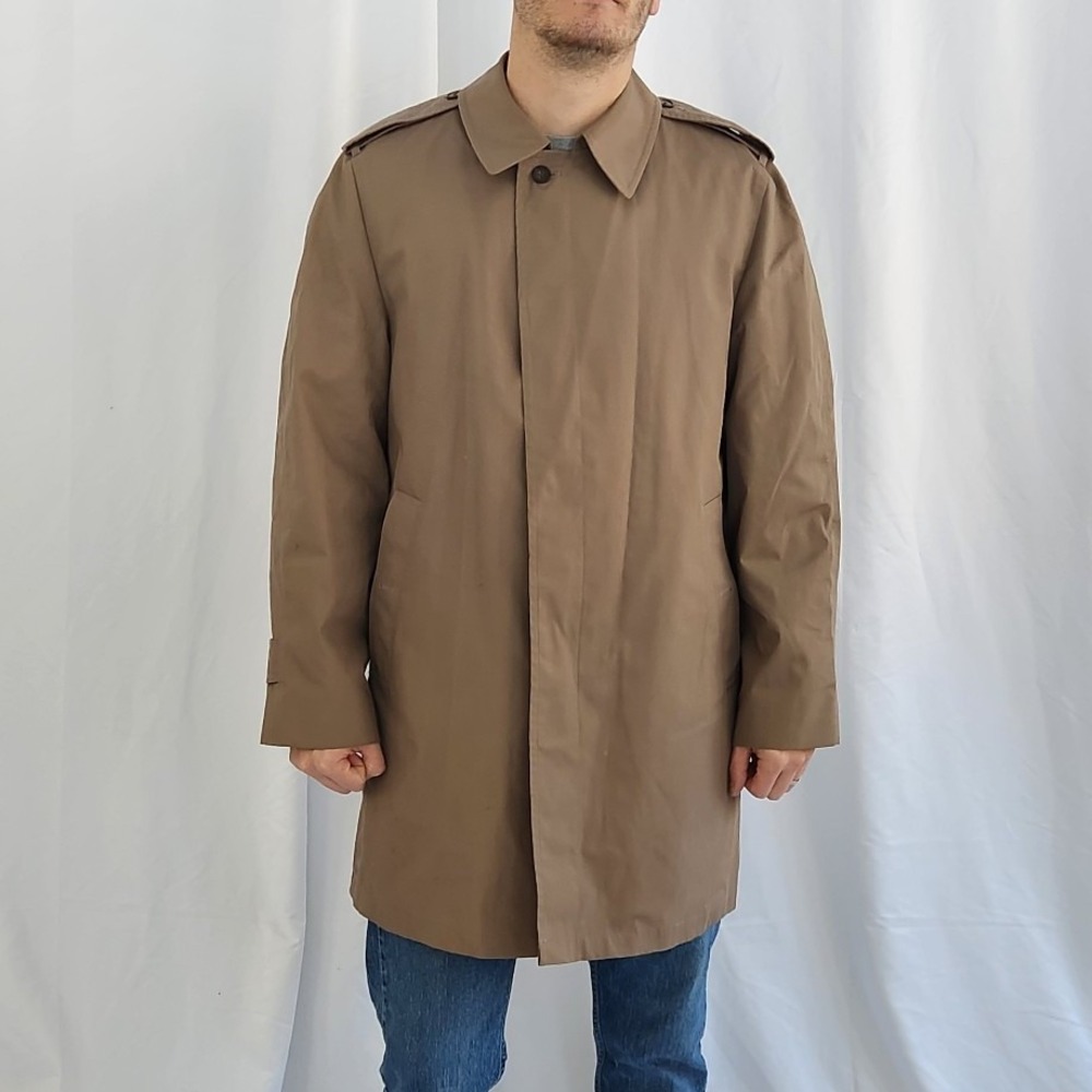 90s‎ Taupe Trench Coat
